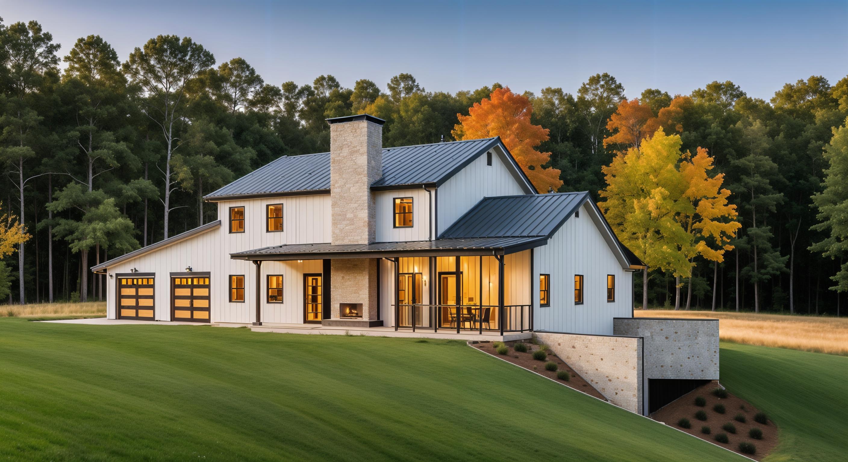 Jasper Modern Farmhouse rear exterior